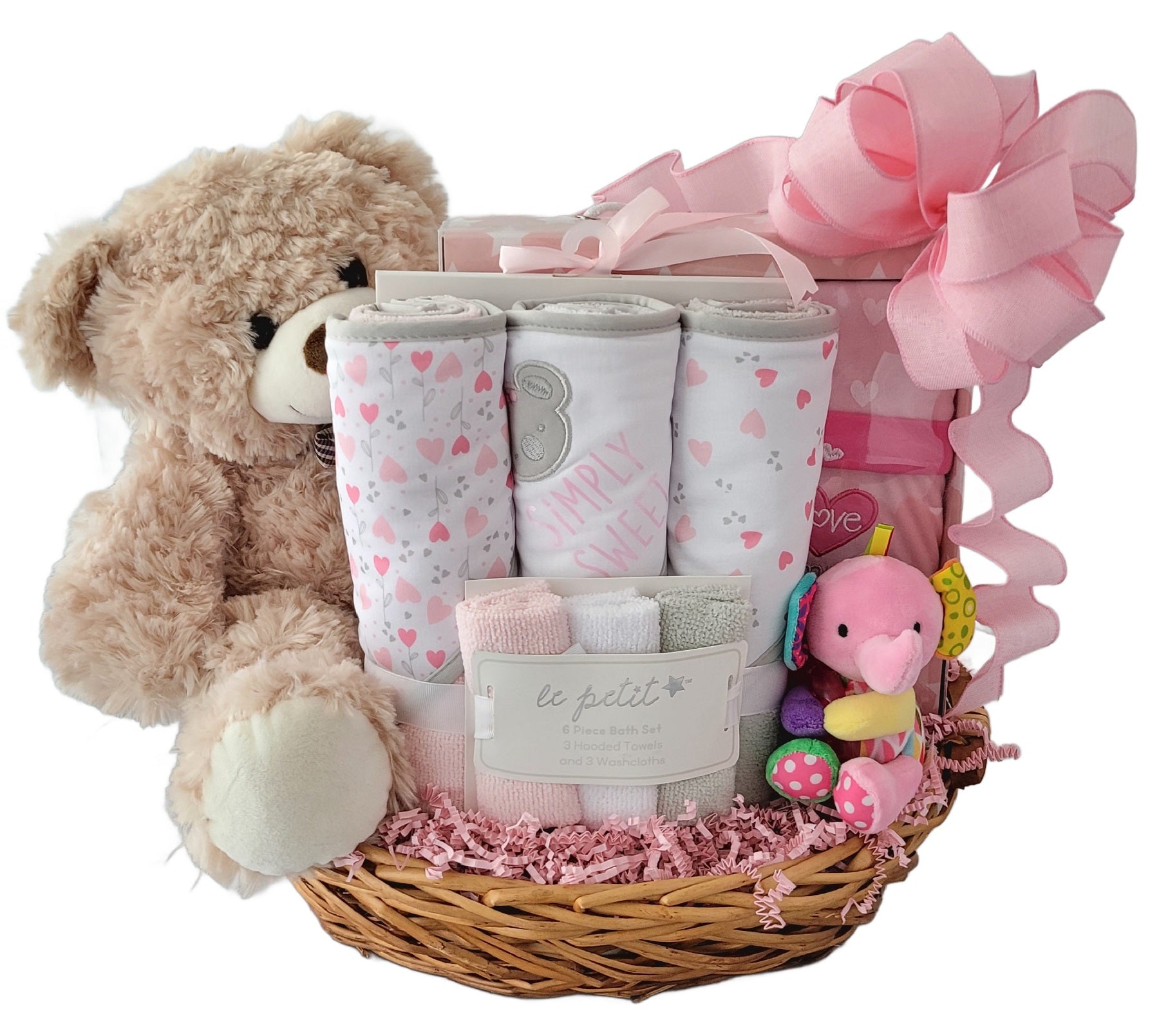 Baby Girl Gift Basket