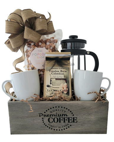 Coffee break gift basket - Sun Valley Baskets & Gifts