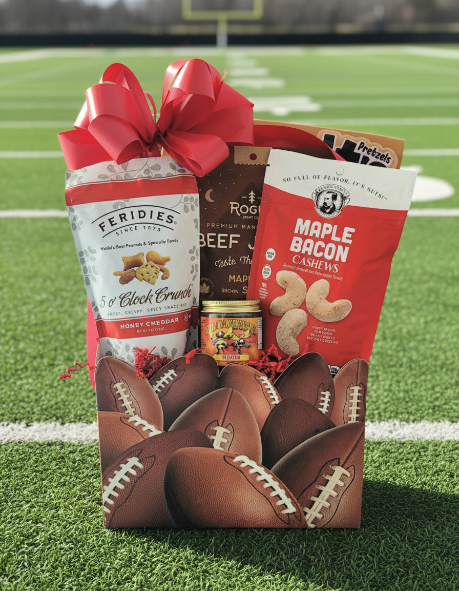 Football gift basket