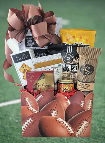 Football gift basket Sun Valley Baskets & Gifts