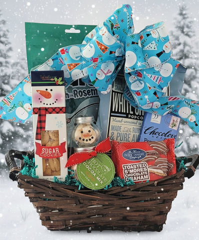 Sun Valley Baskets & Gifts Snowman gift basket
