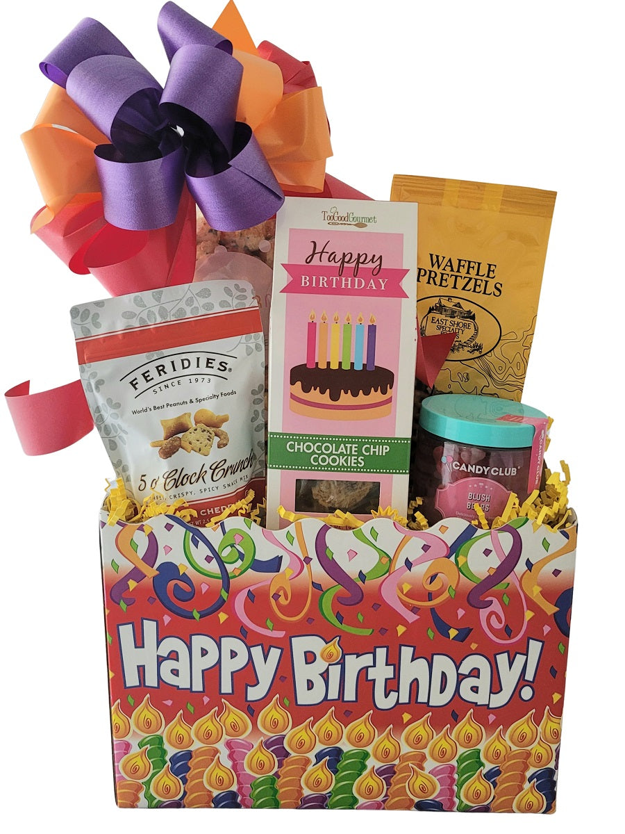 Happy Birthday Gift Basket  Chocolate Basket for Birthday